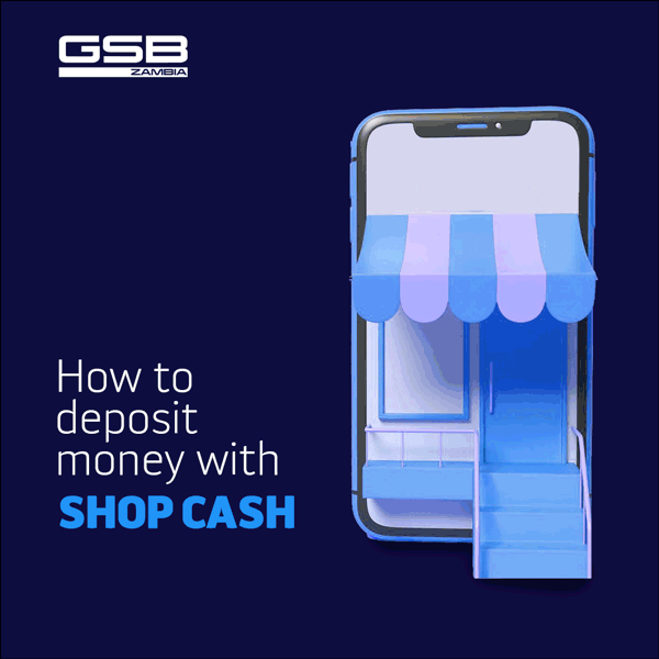 deposit shop cash GSB