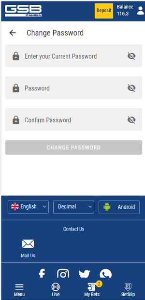 change password gsb