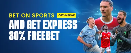 Express 30% FreeBet - GSB Zambia - Help Center